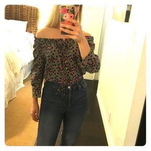 Juicy Couture Off Shoulder Blouse